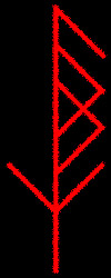 The alfR binding rune